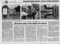 2002-08-19 - Treuchtlinger Kurier - Hochwasser Dresden